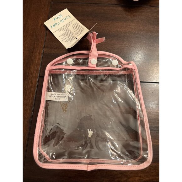 Healthtex Pink Tooth Fairy Pillow With Pocket & Carry Bag Child Wishes - Picture 4 of 10